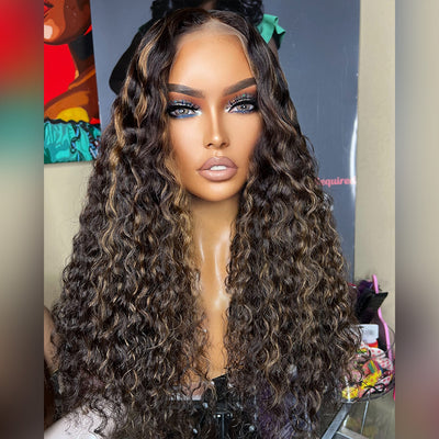 Hot Star 180% Density Hairstyle Works HD Transparent 5x5 13x6 Lace Closure Front Wig 6x4 Glueless Ready Go Human Hair Wig Water Wave