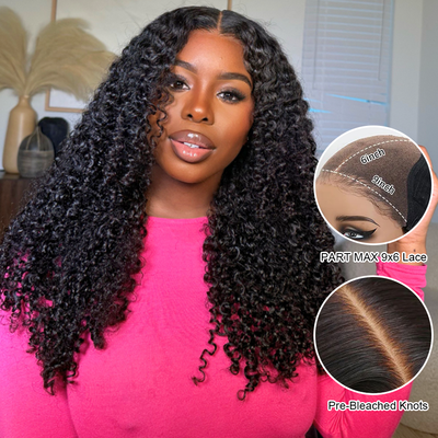 Hot Star Hot Star Part Max 9×6 M-Cap Glueless Lace Ready To Go Wig Kinky Curly Pre-Everything Ready To Wear Human Hair Wigs