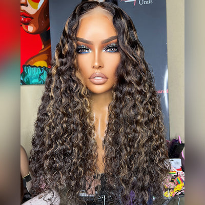 Hot Star 180% Density Hairstyle Works HD Transparent 5x5 13x6 Lace Closure Front Wig 6x4 Glueless Ready Go Human Hair Wig Water Wave