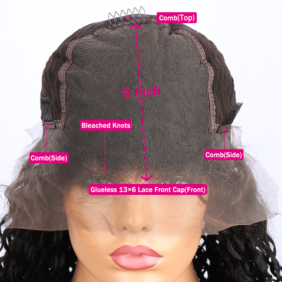Hot Star Style T4/30# Ombre Brown Colored Glueless Lace Wig Kinky Curly