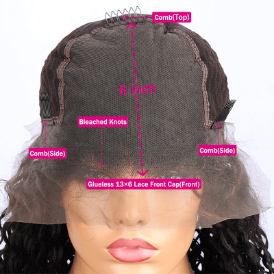 Hot Star Style T4/30# Ombre Brown Colored Glueless Lace Wig Kinky Curly