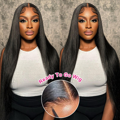 Hot Star 13x6 Lace Front 6x4 Glueless Lace Closure Wig Ready To Wear Human Hair Wigs Brazilian Straight Hair