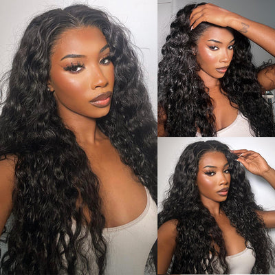 Hot Star Invisiable HD 5x5 13x4 Full Lace Frontal Human Hair Wigs Water Wave