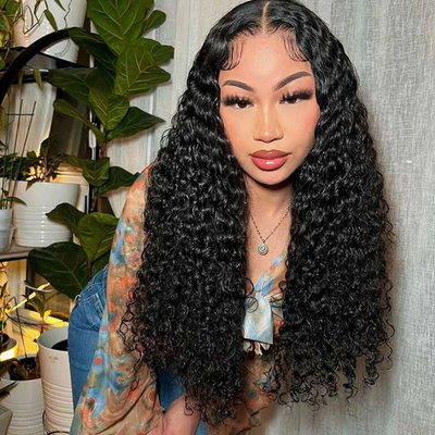 Hot Star 4x6 Glueless Lace Closure Wig Exotic Curly Ready To Wear Human Hair Wigs