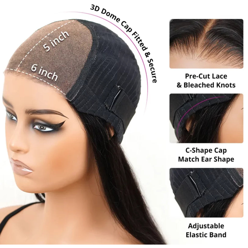 SUPER DEAL ! Hot Star HD Transparent 5x5 13x6 Lace Front Closure Human Hair Wig Brazilian Body Wave Thequeenleora Recommend