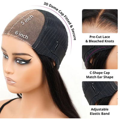 SUPER DEAL ! Hot Star HD Transparent 5x5 13x6 Lace Front Closure Human Hair Wig Brazilian Body Wave Thequeenleora Recommend
