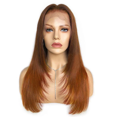 Hot Star Layered Cut #99j Colored 13x6 Lace Closure Front Wig 6x5 Ready To Go Human Hair Wigs