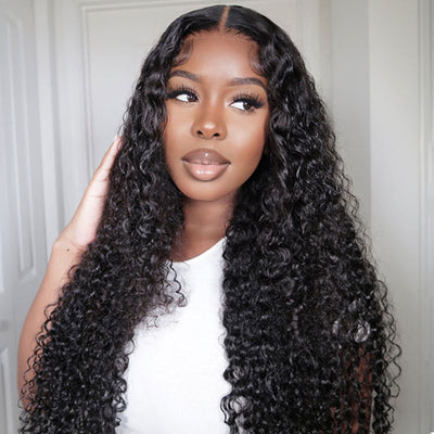 Hot Star 4x6 Glueless Lace Closure Wig Exotic Curly Ready To Wear Human Hair Wigs