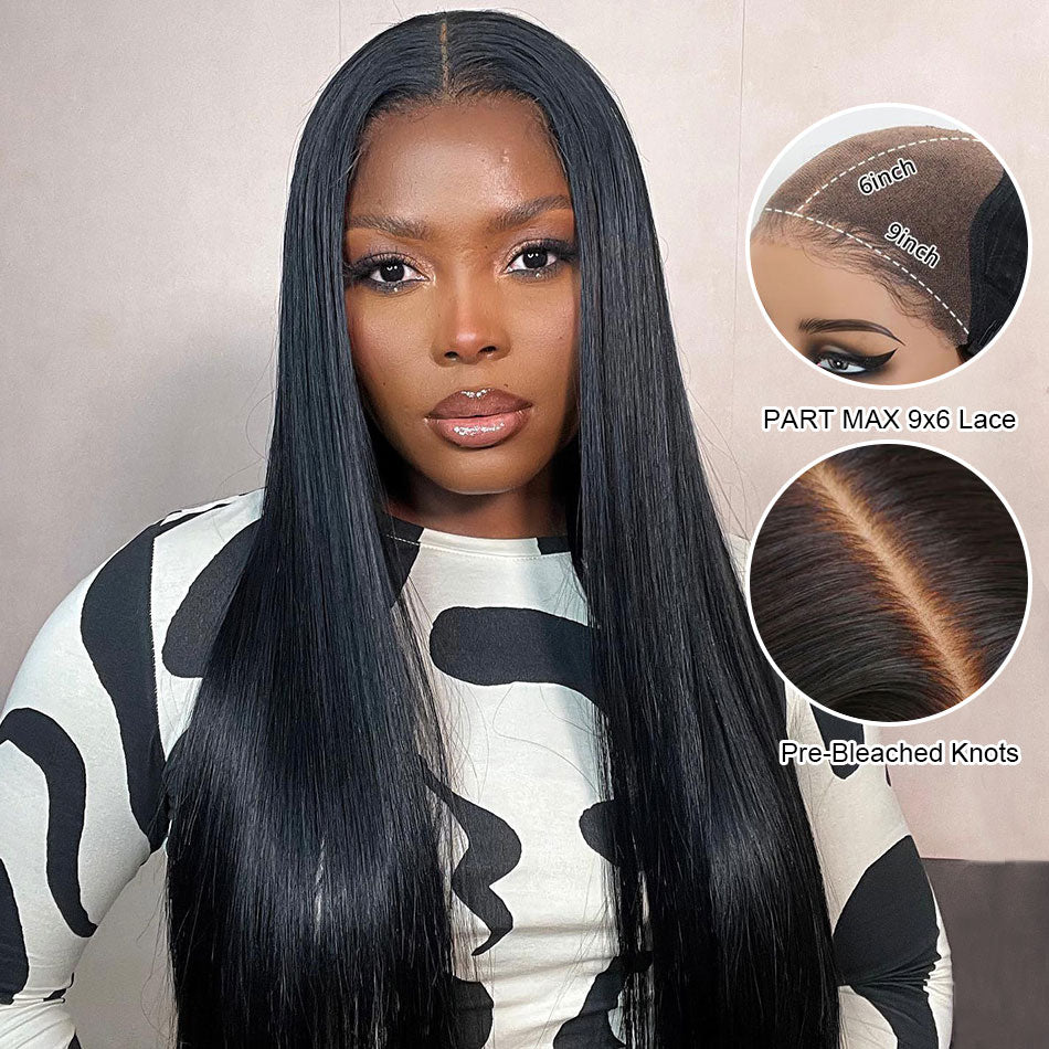 Hot Star Part Max 9×6 M-Cap Glueless Lace Ready To Go Wig Straight Pre-Everything Ready To Wear Human Hair Wigs