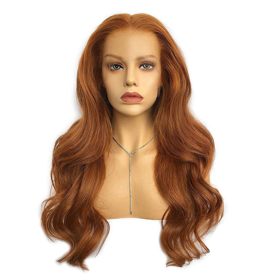 Hot Star Double Drawn 250% Ginger Colored 6x5 Glueless Ready To Go Wig 13x6 Lace Front Human Hair Wigs