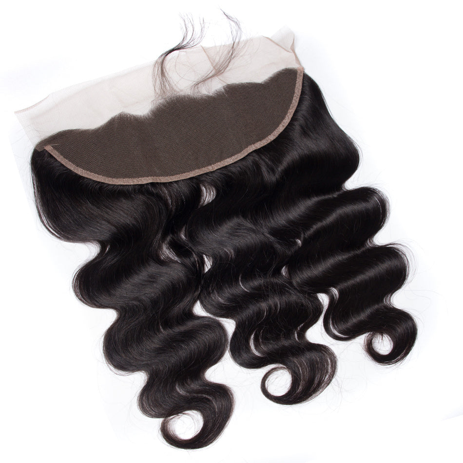 Hot Star Body Wave Human Hair 3 Bundles With 13x4 Full Frontal Lace 100% Remy Human Hair
