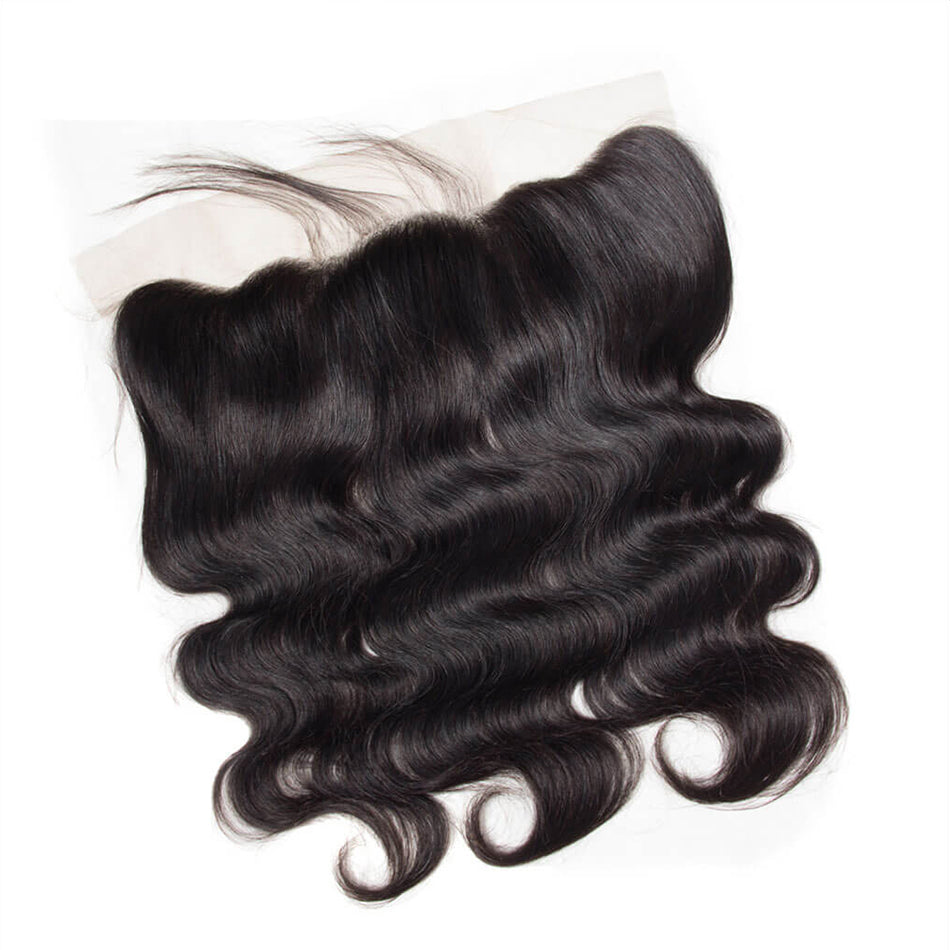 Hot Star Body Wave Human Hair 3 Bundles With 13x4 Full Frontal Lace 100% Remy Human Hair
