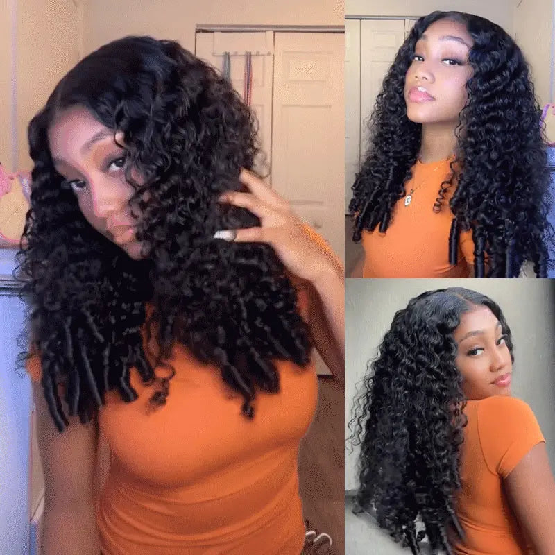 Hot Star Burmese Curly Wig With Spiral Curly Ends Glueless Human Hair Wigs