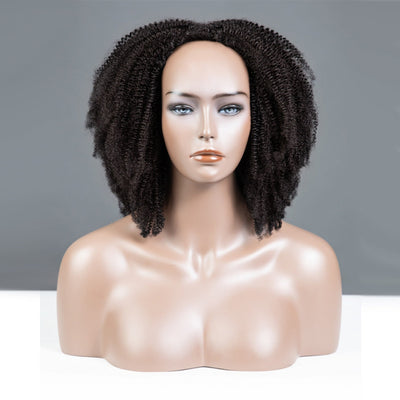 Hot Star Afro Kinky Curly 3 In 1 Half Wig ( Can be weared in half wig / headband wig / ponytail )