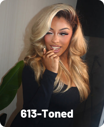 613 blonde Toned Wigs