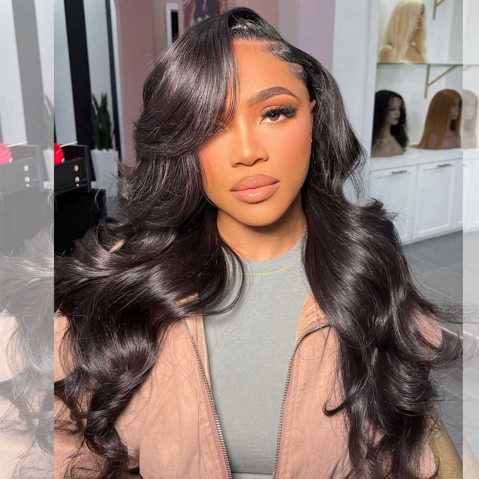 SUPER DEAL ! Hot Star HD Transparent 5x5 13x6 Lace Front Closure Human Hair Wig Brazilian Body Wave Thequeenleora Recommend