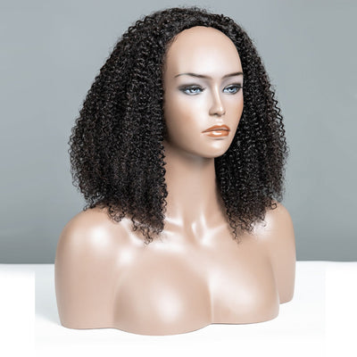 Hot Star Kinky Curly 3 In 1 Half Wig ( Can be weared in half wig / headband wig / ponytail )