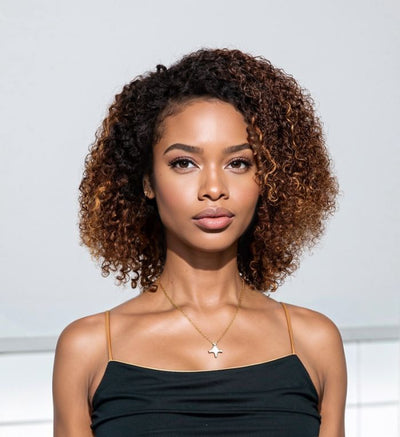 Hot Star Blonde Highlights Ombre Brown Colored 6x5 Glueless Lace Wigs Ready To Wear