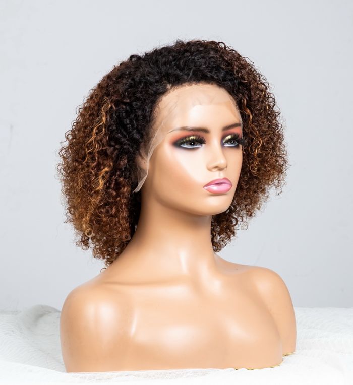 Hot Star Blonde Highlights Ombre Brown Colored 6x5 Glueless Lace Wigs Ready To Wear