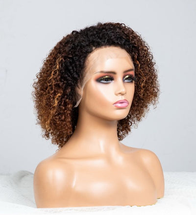 Hot Star Blonde Highlights Ombre Brown Colored 6x5 Glueless Lace Wigs Ready To Wear