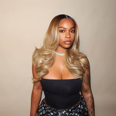 Hot Star Top 10A Double Drawn Customized Colored 250% Density 13x6 Lace Human Hair Wigs