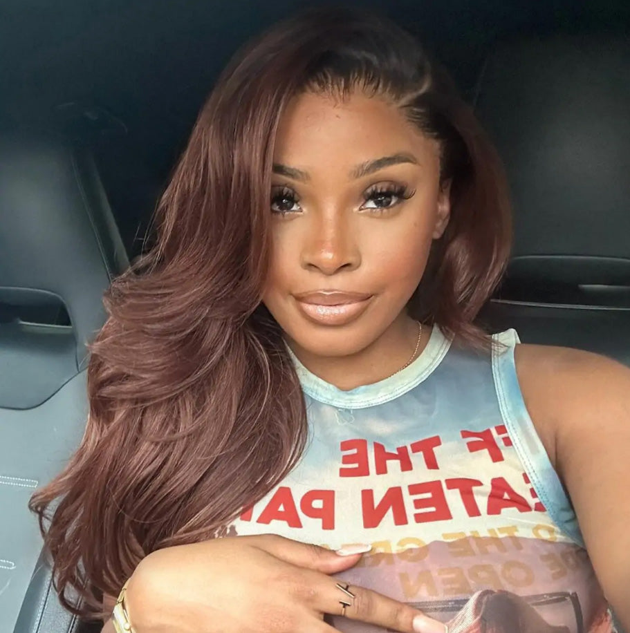 Hot Star Ombre Dark Brown 6x5 Glueless 13x6 Lace Front Human Hair Wigs