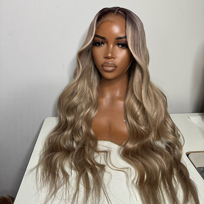 Hot Star Top 10A 250% Density Ombre Colored 13x6 Lace Human Hair Wigs