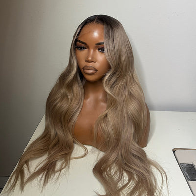 Hot Star Top 10A 250% Density Ombre Colored 13x6 Lace Human Hair Wigs