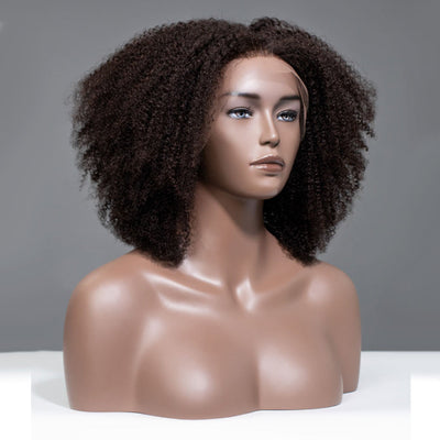 Jeny Hair Coily Curly Glueless Lace Wigs Human Hair Ready To Wear-008