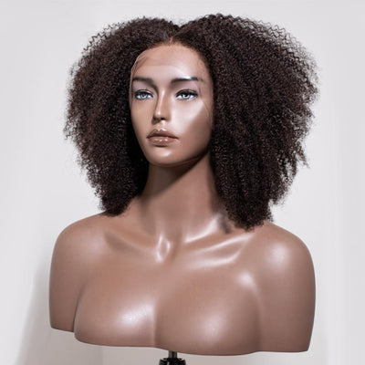 Jeny Hair Coily Curly Glueless Lace Wigs Human Hair Ready To Wear-008