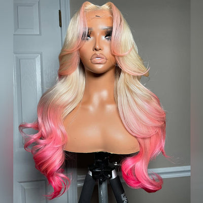 Hot Star Top 10A Customized Colored 250% Density 13x6 Lace Front Human Hair Wigs