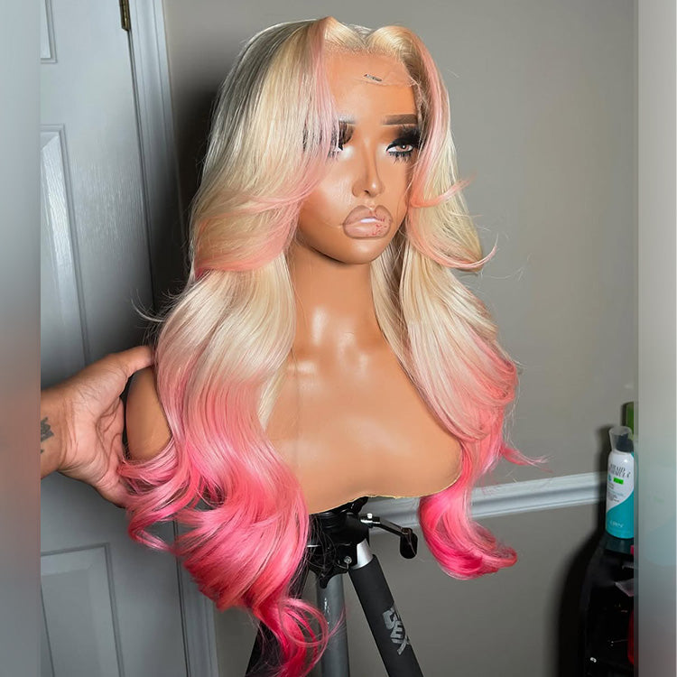 Hot Star Top 10A Customized Colored 250% Density 13x6 Lace Front Human Hair Wigs