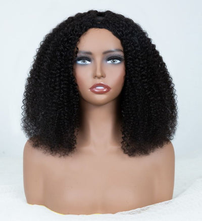 Hot Star Natural Curly Seamless V-Part Wig