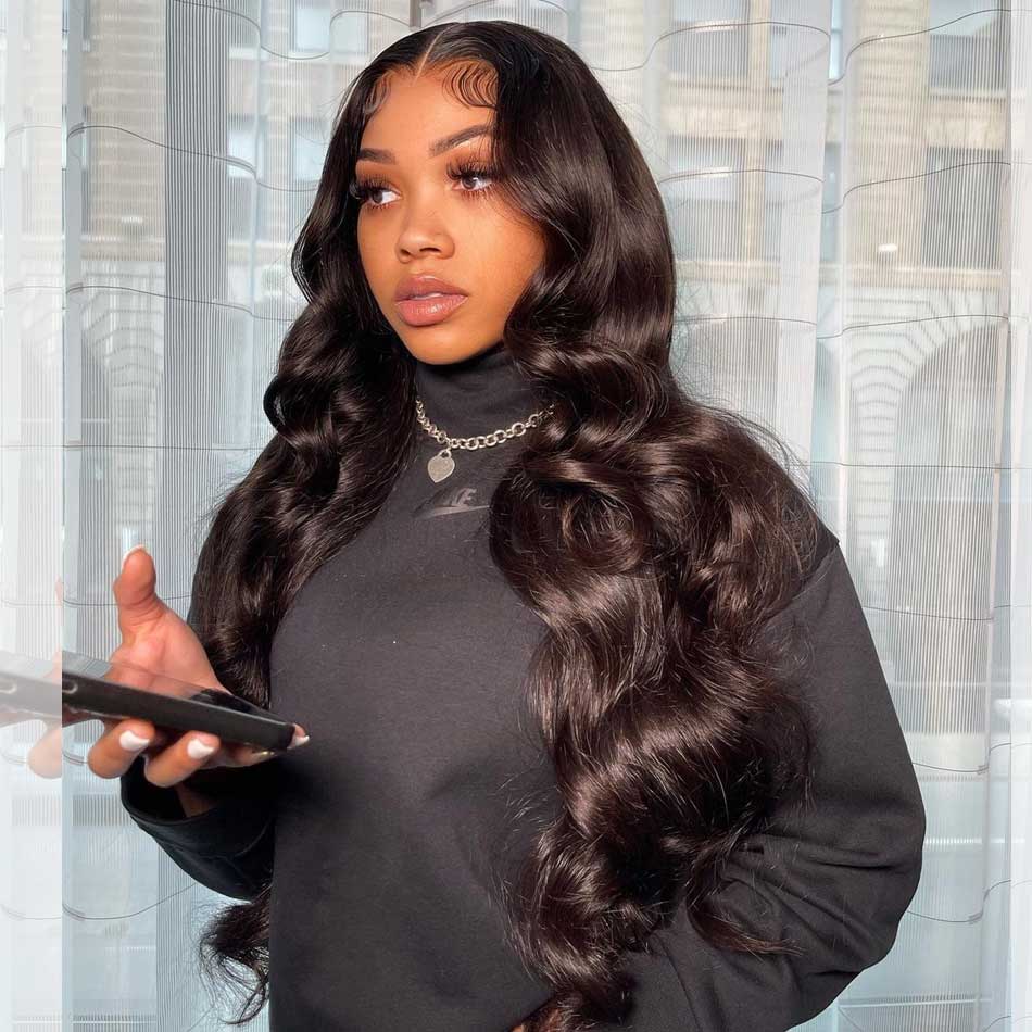 Hot Star 4x6 Glueless Lace Closure Ready To Wear Human Hair Wigs Body Wave