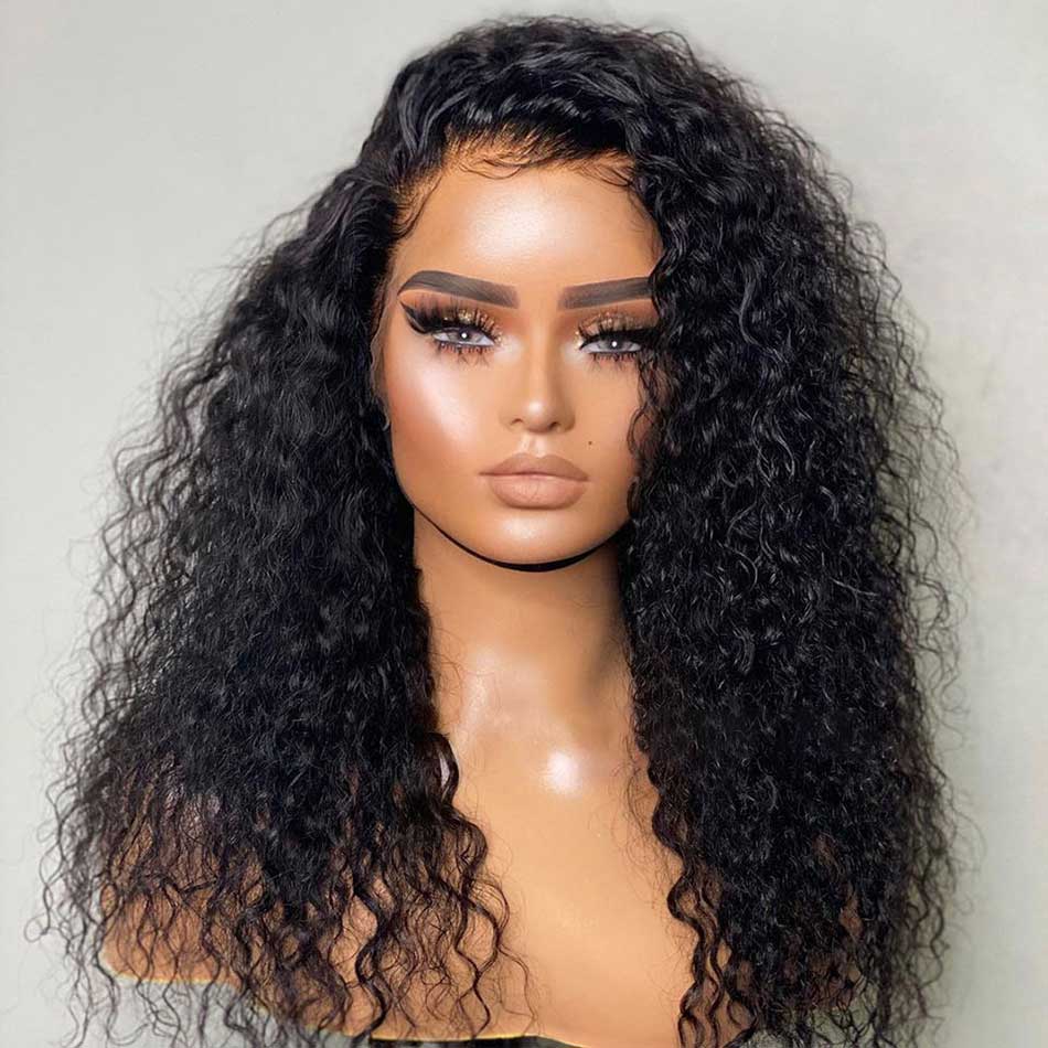 Tuneful HD Transparent 13x4 13x6 Lace Front Human Hair Wigs Raw Indian Water Wave Frontal Wigs