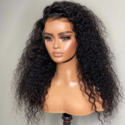 Tuneful HD Transparent 13x4 13x6 Lace Front Human Hair Wigs Raw Indian Water Wave Frontal Wigs